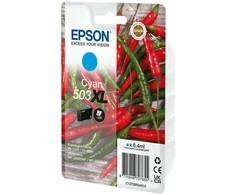 „Epson 503XL“ – 6,4 ml – XL – žydra – originali – lizdinė pakuotė su RF / garsiniu signalu – rašalo kasetė – skirta „Expression Home XP-5200“, „XP-5205“, „WorkForce WF-2960DWF“, „WF-2965DWF“ spausdintuvams