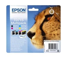 Epson C13T07154012 Ink cartridge multi pack, Juodas, Cyan, Magenta, Geltona