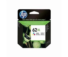 Hewlett Packard (HP) HP 62XL didelio našumo trispalvė rašalo kasetė, 415 puslapių, skirta HP ENVY 5540,5640,7640, Officejet 5740
