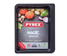 Orkaitės Indas Pyrex Magic Stačiakampis Metalinis 30 x 23 cm 6 vnt.