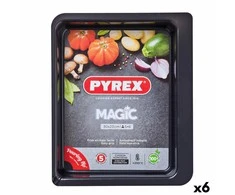 Orkaitės Indas Pyrex Magic Stačiakampis Metalinis 30 x 23 cm 6 vnt.
