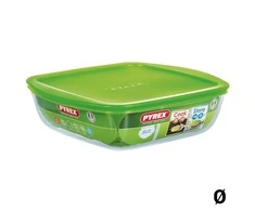 Pyrex Kepimo forma 23x15cm 1,1l COOK&amp;STORE su dangčiu