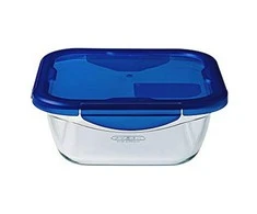 Karščiui atsparus konteineris su dangteliu Cook &amp; Eiti 21,6 x 21,6 cm 1,9 l PYREX