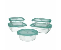 Padažinių rinkinys Luminarc Keep'n Lagon Stiklas Dvispalviais (5 pcs)