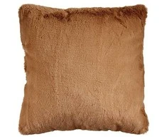 Gift Decor Pagalvėlė Su plaukais Ruda Sintetinė oda (40 x 2 x 40 cm)