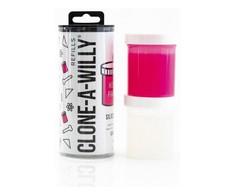 Clone-A-Willy - Refill Glow in the Dark Mėlyna Silicone
