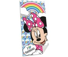 Rankšluostis Kids Euroswan - Akcesoria licencyjne Ręcznik plażowy 70x140 - Myszka Minnie