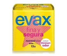 "Evax Fina - Segura Normal With Wings" higieniniai rankšluosčiai 12 vnt
