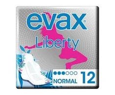 "Evax Liberty Normal" higieniniai įklotai su sparneliais 12 vienetų