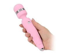 Rožinė Pillow Talk - Cheeky Wand Massager Rožinė