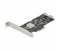 STARTECH.COM SATA PCIe Controller 8 Port - 6Gbit/s SATA PCIe Schnittstellenkarte - PCIe x4 Gen2 zu SATA III - SATA HDD/SSD