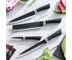 Peilių rinkinys Juodas Shark Swiss·Q Namiutsu InnovaGoods 4 Dalys
