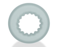 AXIS „Oxballs“ – ašies briaunelė „Griphold Cockring Clear Ice“.