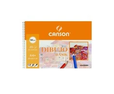 Piešimo bloknotas Canson Basik Mikro perforuotas Su įdėklu 130 g 20 Paklodės 10 vnt. (23 x 32,5 cm)
