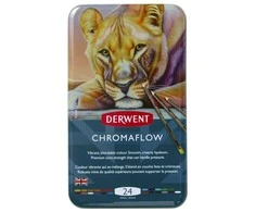 Derwent Kredki Derwent Chromaflow 24 pud metal