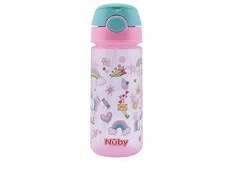 Pirmos Pakopos Mokomasis Puodelis Nûby Taza 540 ml Rožinė