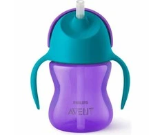 Philips Avent SCF796 / 02 švilpuko puodelis su rankenėlėmis, 200 ml, violetinė