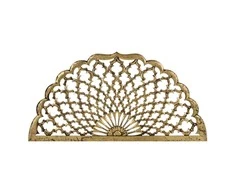 Plakatas Bigbuy Home Sienų dekoras 120 x 1,25 x 60 cm Bronzinis DMF