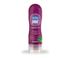 Durex Massage &amp; Lubricant Gel with Aloe Vera 200ml - Skin maitininantis Formula
