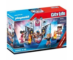 Žaislų rinkinys - Playmobil 71042 City Life Music Band (Playmobil, muzikantai, instrumentai)