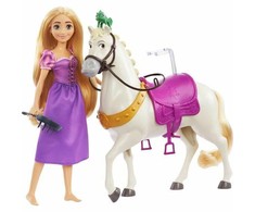 DISNEY PRINCESS Lėlės Auksaplaukės ir žirgo rinkinys