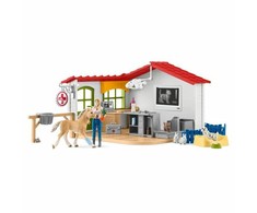Schleich Tierarzt-Praxis TierarztPraxis mit Haustieren (42502)