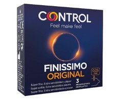 Control Condoms Control Finissimo Ultra-Thin Ergonomic Latex Condoms 3-Pack 54mm