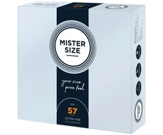 Mister Size Prezervatyvai Mister Dydis Ø 5,7 cm (36 vnt)