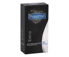 Pasante Healthcare Pasante Extra Extra Thick Condoms 12-Pack, Enhanced Safety, Natural Color