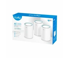 Maršrutizatorius Tinklo įranga - Cudy M1300 Mesh Wi-Fi sistema dviejų juostų 802.11ac balta