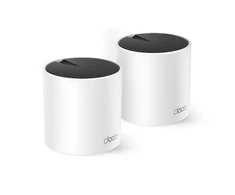 TP-Link Wi-Fi Maršrutizatorius Deco X55 AX3000 (2pcs), 3000Mbps, LAN/WAN, 802.11ac, Baltas EU