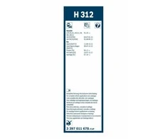 BOSCH valytuvų mentės 3397011678 988501H000
