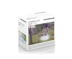 Pripučiama sėdynė su įvairiaspalviais šviesos diodais ir nuotolinio valdymo pulteliu Pulight InnovaGoods