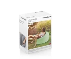 Pripučiama sofa su įvairiaspalviu šviesos diodu ir nuotolinio valdymo pulteliu Chight InnovaGoods