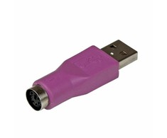 Klaviatūra Adapteris USB StarTech USB-A - PS/2 Violetinis (GC46MFKEY)