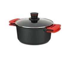 Kinvara Puodas Molten Juodas Aliuminio ( 24 cm)