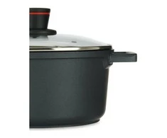 Kinvara Puodas Molten Juodas Aliuminio ( 24 cm)