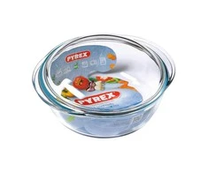 Pyrex indas apvalus/dangtelis 3,2 l Pyrex dribsnių įvynioklis 40524