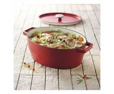Puodas su dangčiu Pyrex Slow Cook Ketaus keptuvė