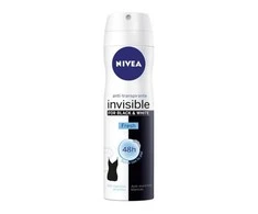 "Nivea Invisible Baltas And Juodas" gaivus purškiklis 200ml