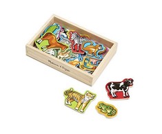 Bez Marki Melissa &amp; Doug Melissa &amp; Doug Wooden Animal Magnets | Magnets for Kids | Fr