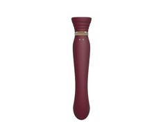 ZALO Queen Set Wine Raudona - PulseWave Technology &amp; Bluetooth App Control