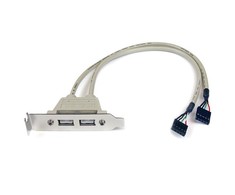 „StarTech Track“ 2x USB 2.0 (USBPLATELP)