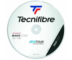 TECNIFIBRE Juodas CODE 16/1.28mm 200m stygos teniso raketei
