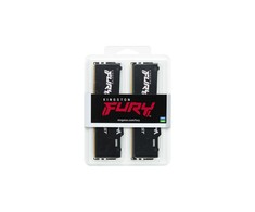 RAM „Kingston KF556C36BBEAK2-64“ 64 GB 5600 MT/s DDR5 CL36 DIMM (2 vnt. rinkinys) „FURY Beast RGB EXPO“ | „Kingston“