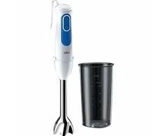 Braun MQ 3000 WH Smoothie+ 0,6 L Panardinamas maišytuvas Mėlyna, Balta 700 W