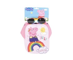 Peppa Pig kepurė nuo saulės ir akiniai nuo saulės