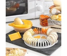 „InnovaGoods“ mikrobangų drožlių gaminimo mašina su „InnovaGoods“ lustų pjaustytuvu ir receptais