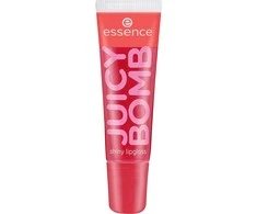 Essence Juicy Bomb vaisių aromato lūpų blizgesys spindinčioms lūpoms, atspalvis: 104-Poppin' Pomegranate, 10 ml