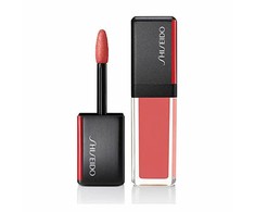 Shiseido Lacquerink Lip Shine drėkinamieji lūpų dažai, atspalvis: 312 Electro Peach, 6 ml